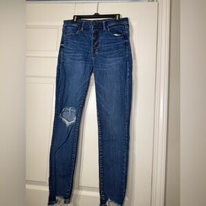 American Eagle Women’s Next Level Stretch Denim Hi-Rise Jegging Crop Jeans